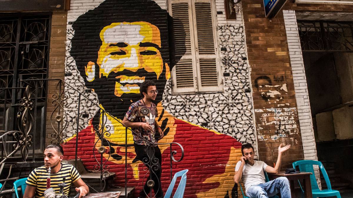 Die Ägypter vergöttern Salah. Dieses Wandgemälde in der Hauptstadt Kairo ist nur eines von vielen. Im Sommer führt der "Pharao" sein Nationalteam erstmals seit 28 Jahren zu einer Weltmeisterschaft. Die Qualifikation machte er fast im Alleingang klar