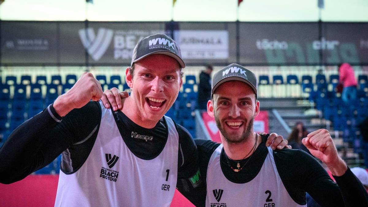 Beachvolleyball: Nils Ehlers und Clemens Wickler sind derzeit Dritter der Weltrangliste. Bei großen Turnieren belegten sie zuletzt dreimal hintereinander den vierten Platz.