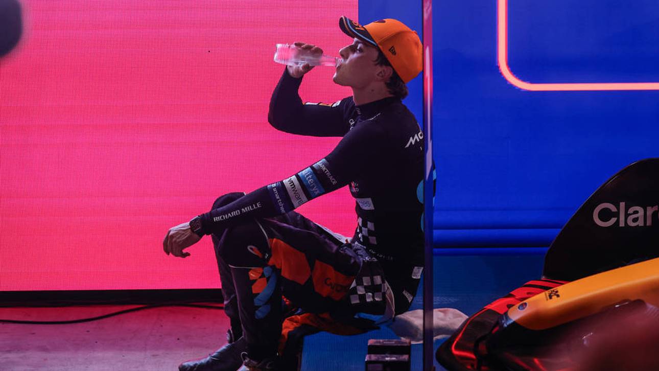 Auch Oscar Piastri war am Limit