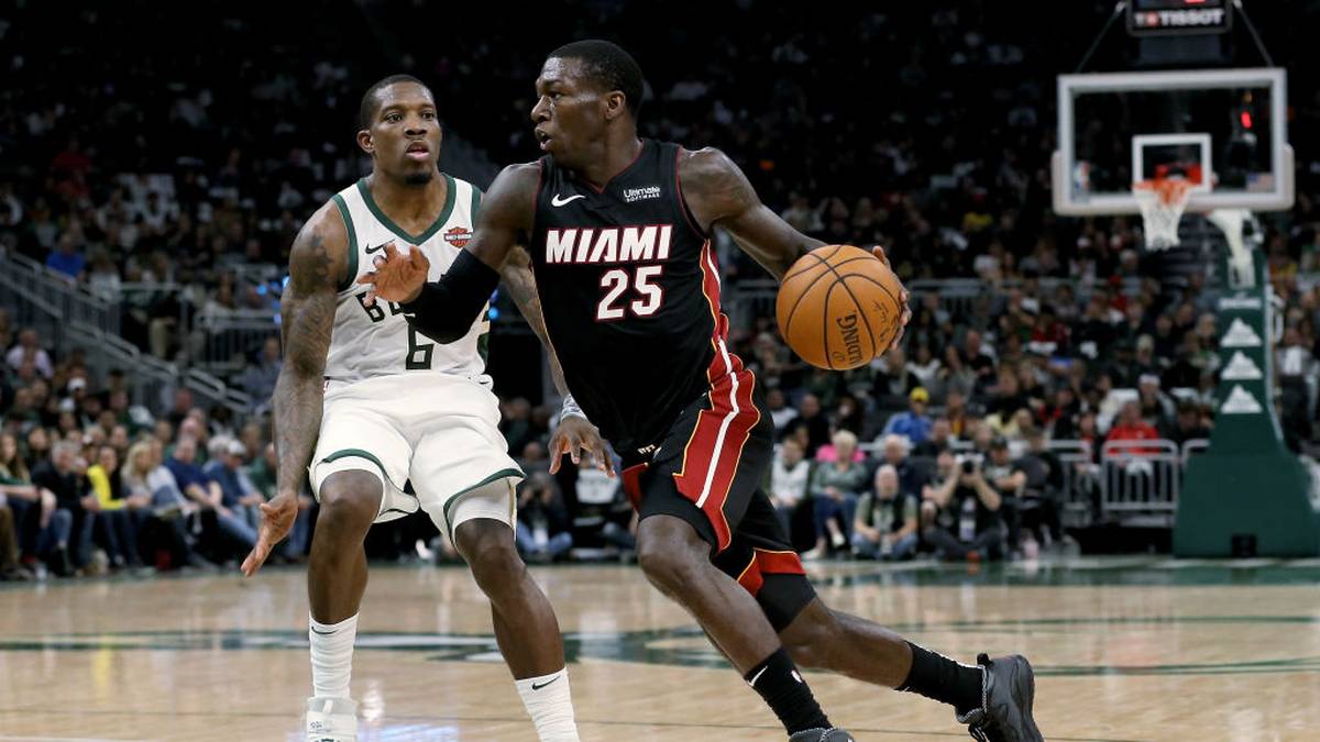 KENDRICK NUNN (Miami Heat): Mit 112 Punkten nach fünf Spielen hält Nunn nun den Rekord für die meisten Punkte zu diesem Zeitpunkt eines ungedrafteten Spielers in der NBA. Vor der Saison hatte niemand mit dem Shooting Guard gerechnet, aber er gehört zur fixen Starting Five und hat mit seinen Scorer-Fähigkeiten maßgeblichen Anteil am Höhenflug in Miami