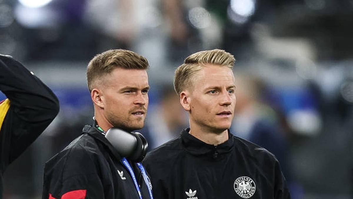Für die meisten hätte das Stuttgarter-Duo um Maximilian Mittelstädt (l.) und Chris Führich (r.) wohl zum deutschen Kader gehört. Doch Julian Nagelsmann entschied sich anders.
