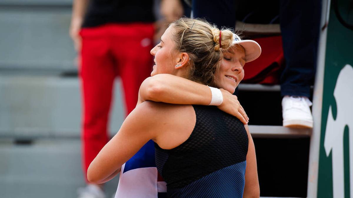 Warwara Gratschowa und Marta Kostjuk waren bei den French Open 2021 noch ein Herz und eine Seele