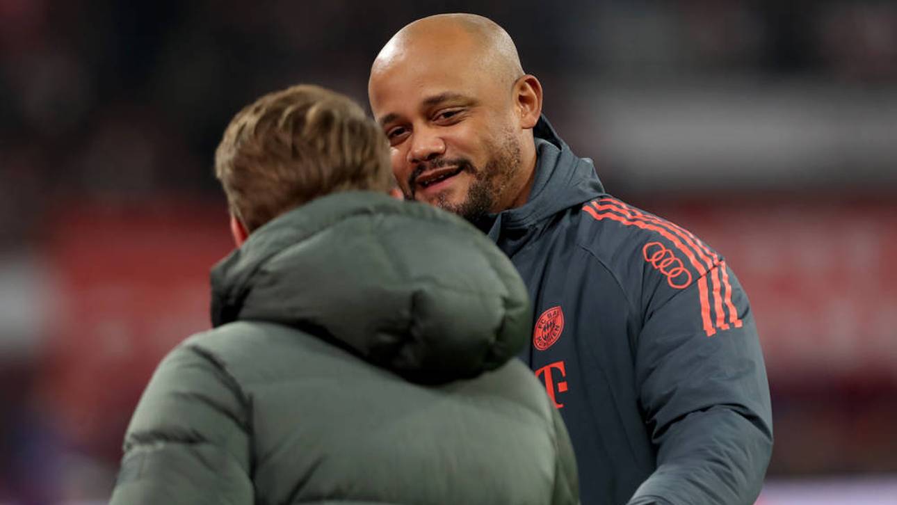 Vincent Kompany erhielt Besuch im Kabinengang