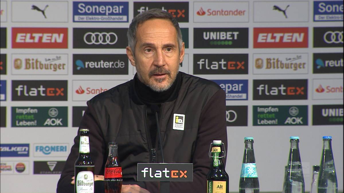Nach der 2:3-Niederlage gegen Frankfurt muss man in Gladbach wohl schon etwas an Abstiegskampf denken. Cheftrainer Adi Hütter bezieht Stellung zu der Thematik.