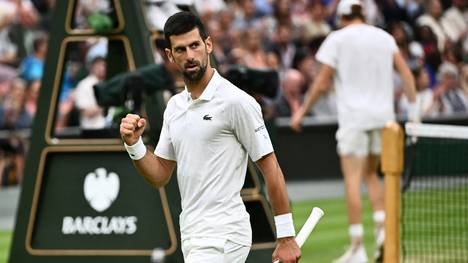 Novak Djokovic steht erneut im Wimbledon-Finale