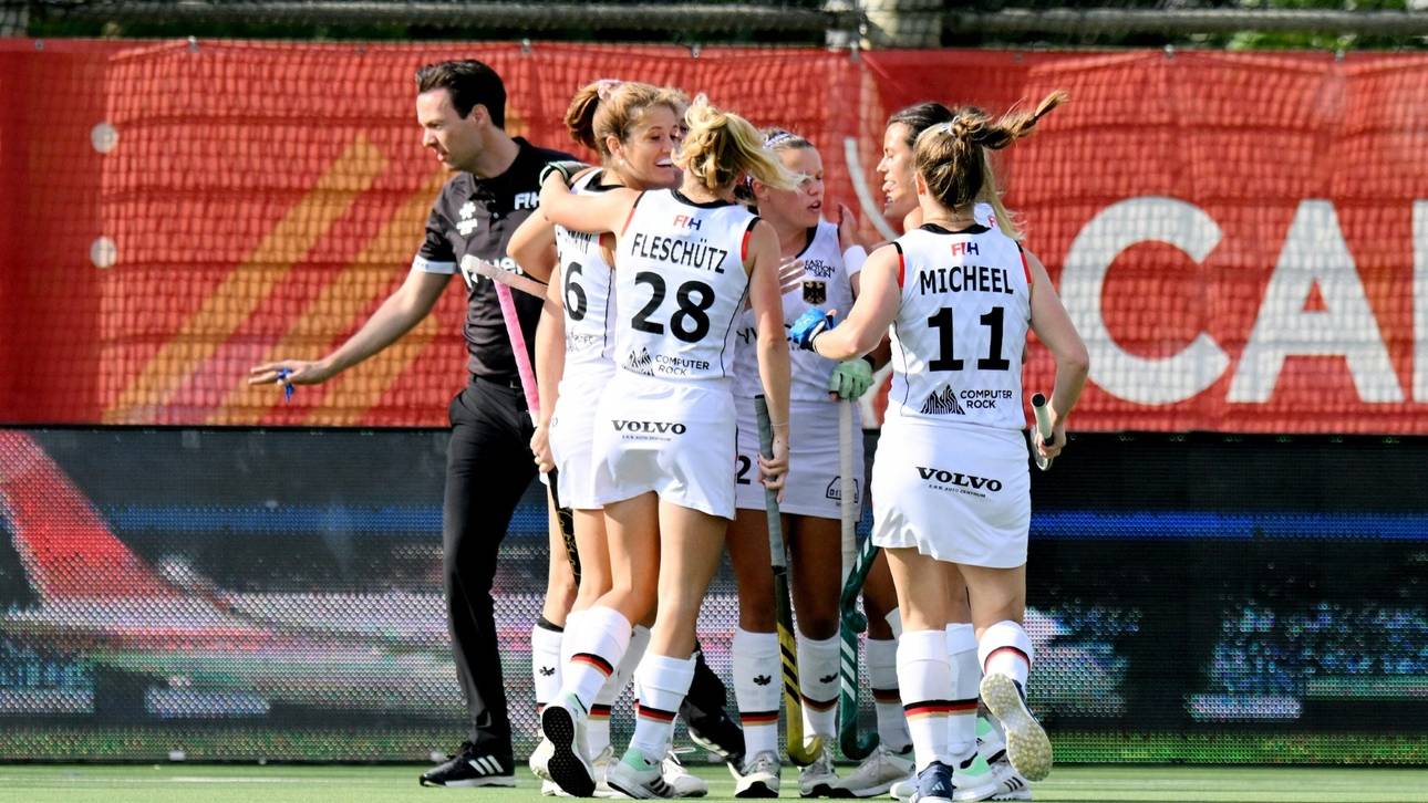 Hockey-Frauen feiern Abschlusserfolg