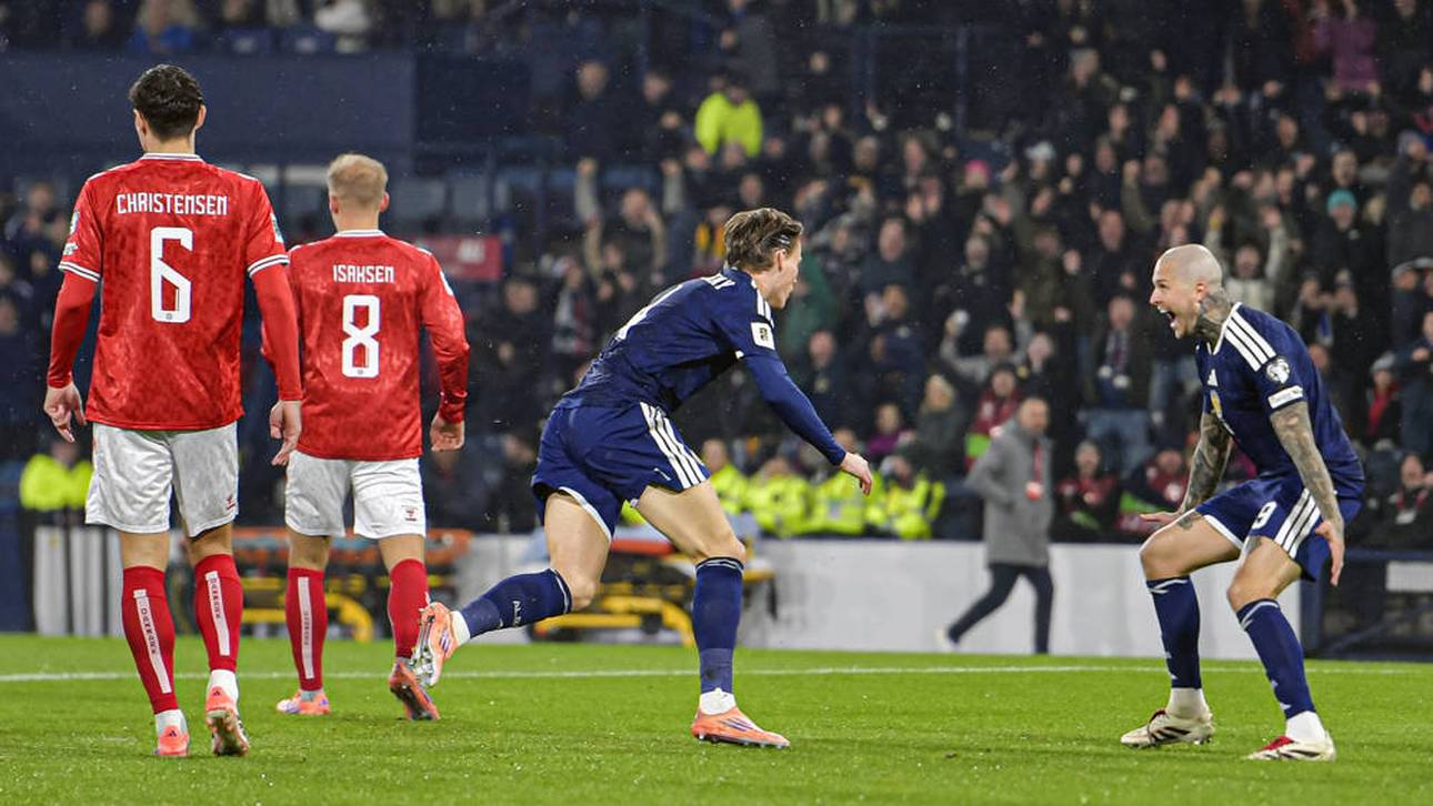 Schottland schockte Dänemark in der WM-Quali