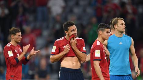 Enttäuschte Bayern nach der Pleite gegen Gladbach