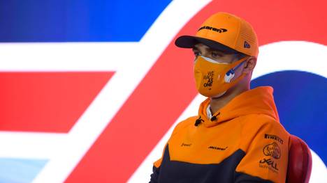Lando Norris fährt in Silverstone mit einem besonderen Helm
