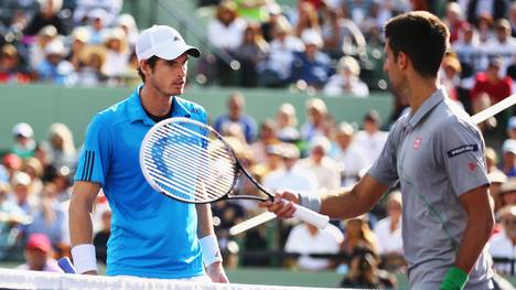Andy Murray und Novak Djokovic im Duell