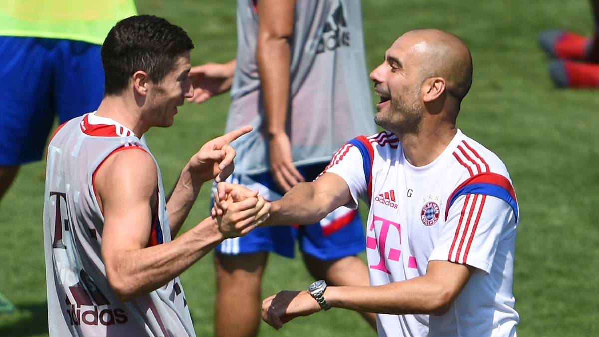 Unter Pep Guardiola, dem sonst keine besonderen Vorlieben für Mittelstürmer nachgesagt werden, reift Lewandowski zum vielleicht gefürchtetsten Strafraumspieler Europas