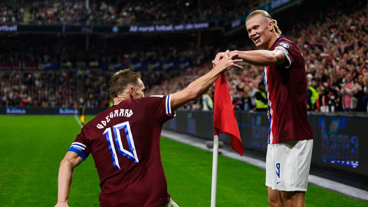 Erling Haaland bot gegen Moldawien eine große Show