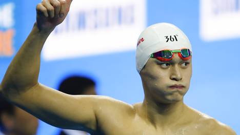 Sun Yang ist dreifacher Olympionike
