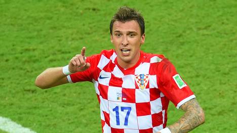 Mario Mandzukic traf für Kroatien gegen Gibraltar