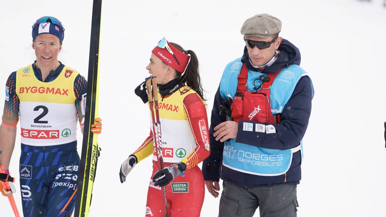 Heidi Weng erfuhr nach dem Zieleinlauf vom Abbruch