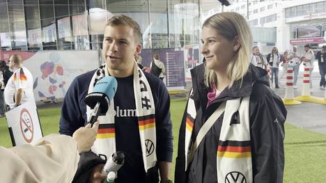 Die Fans der deutschen Frauen-Nationalmannschaft sind optimistisch über den verbleibenden Turnierverlauf.
