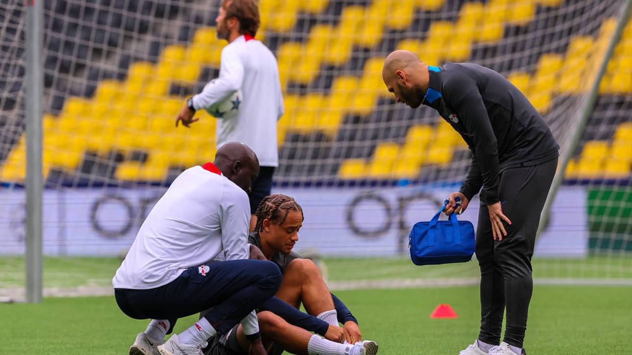 Darum trainierte RB mit Turnschuhen