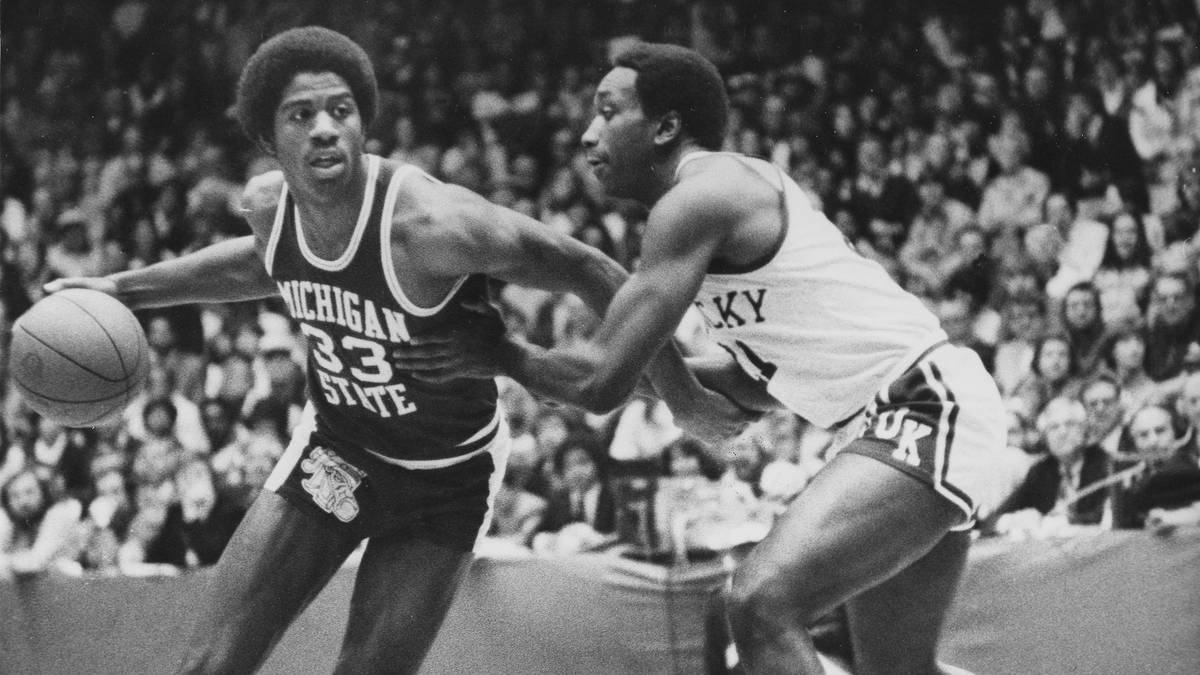 "Magic" war bereits ein Star, als er 1979 an erster Stelle von den Los Angeles Lakers gedraftet wurde. Mit der Michigan State University gewann er 1978 die College-Meisterschaft. Das Endspiel gegen Larry Bird und Indiana State ist bis heute das meistgesehene Spiel des College-Basketballs