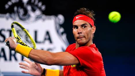Rafael Nadal steht mit Spanien im Finale des ATP Cups