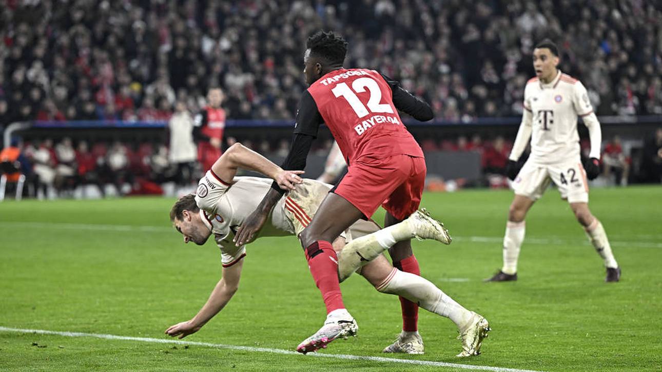 Edmond Tapsoba brachte Harry Kane zu Fall