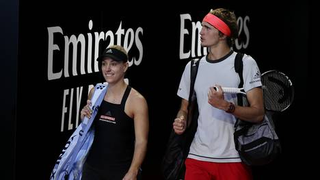 Alexander Zverev und Angelique Kerber fordern Roger Federer und Belinda Bencic