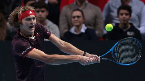 Alexander Zverev darf sich bei der ATP-WM in London auf ein Duell mit Roger Federer freuen