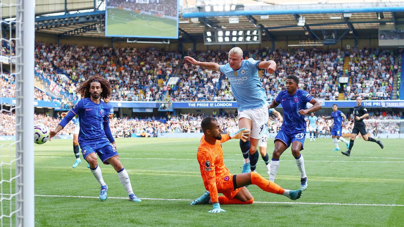 Erling Haaland traf gegen Chelsea zum 1:0