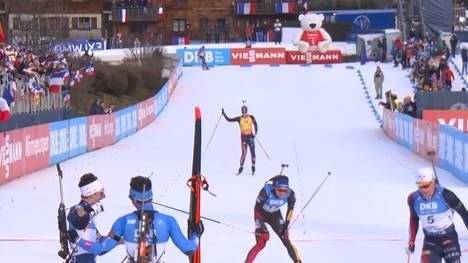 Justus Strelow verpasst im letzten Biathlon-Rennen des Jahres den zweiten Podiumsplatz seiner Karriere.