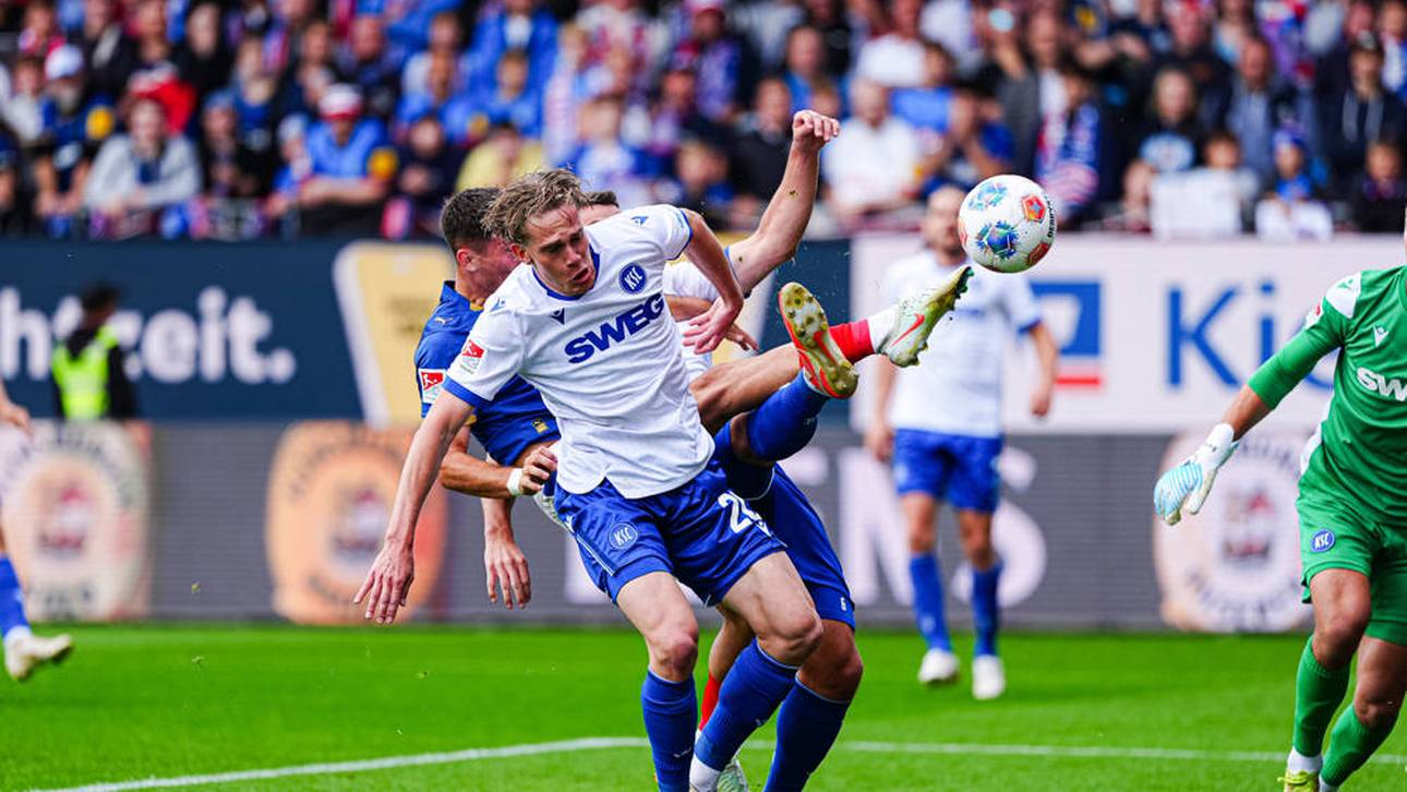 Herber KSC-Dämpfer bei Absteiger