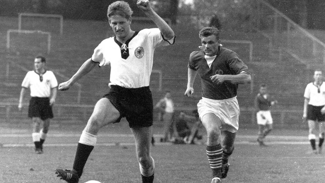 Heinz Höher 1959 im Nationaltrikot