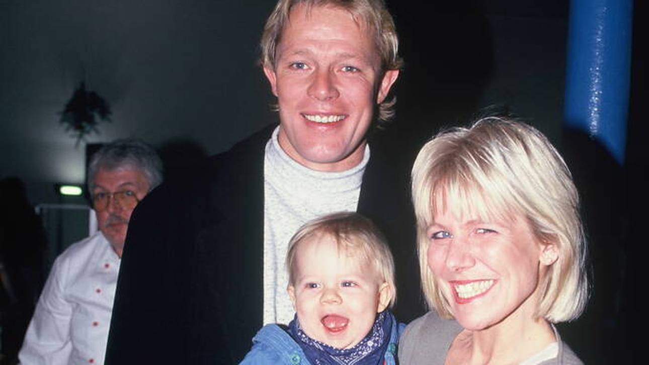 Alexander, Ulrike und der junge Max von der Groeben im Jahr 1992