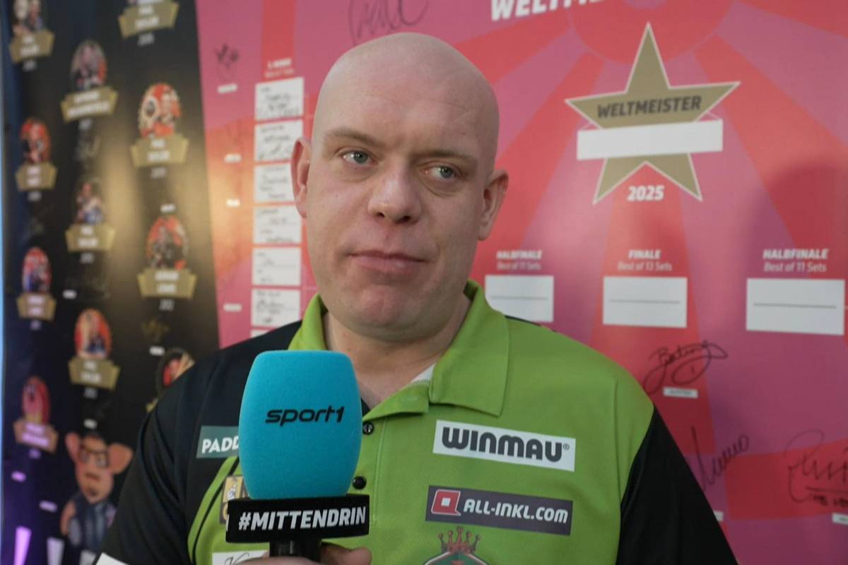 Michael van Gerwen spircht vor seinem Viertelfinale über seinen Gegner Callan Rydz und seine größte Motivation, die MvG selbstbewusst beantwortet.