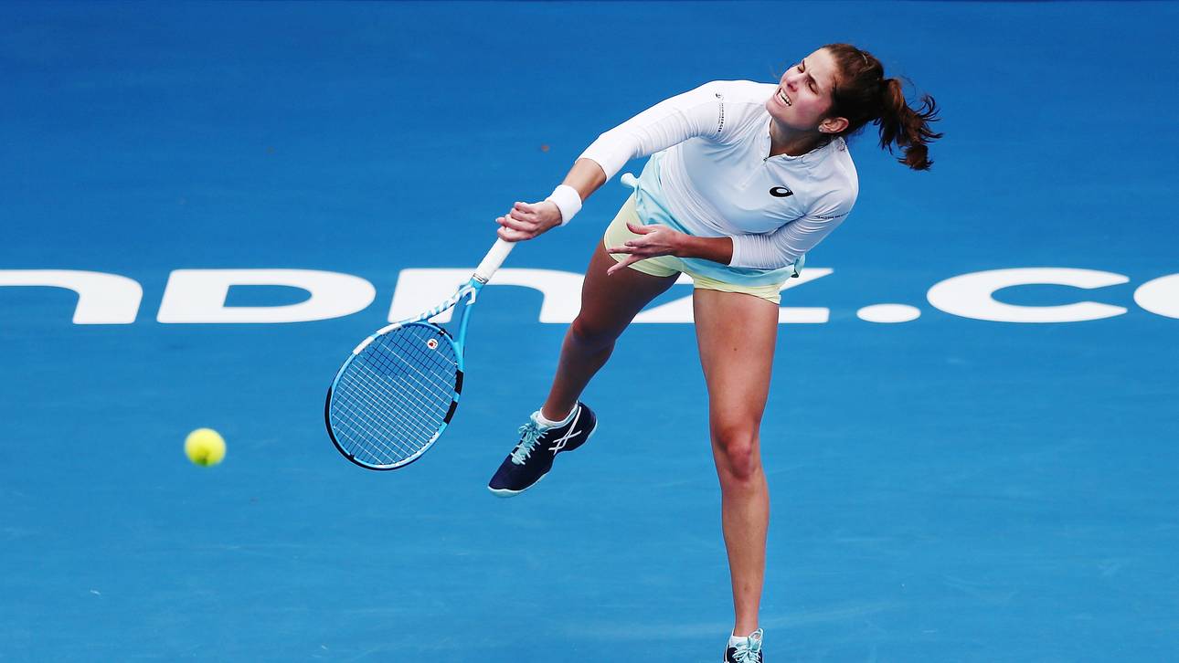 Görges im Finale in Auckland