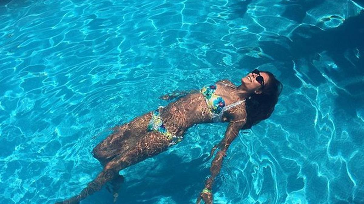 Auf der Kanareninsel durfte natürlich auch ein Sprung ins kühle Nass nicht fehlen