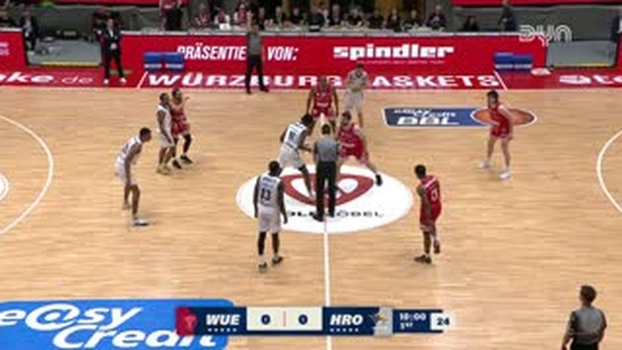Spiel Highlights zu Würzburg Baskets - ROSTOCK SEAWOLVES (1)