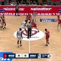Spiel Highlights zu Würzburg Baskets - ROSTOCK SEAWOLVES (1)