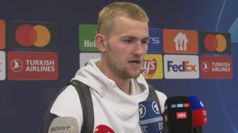 Bayern-Verteidiger Matthijs de Ligt spricht im Interview über seine Rettungsaktion gegen PSG.