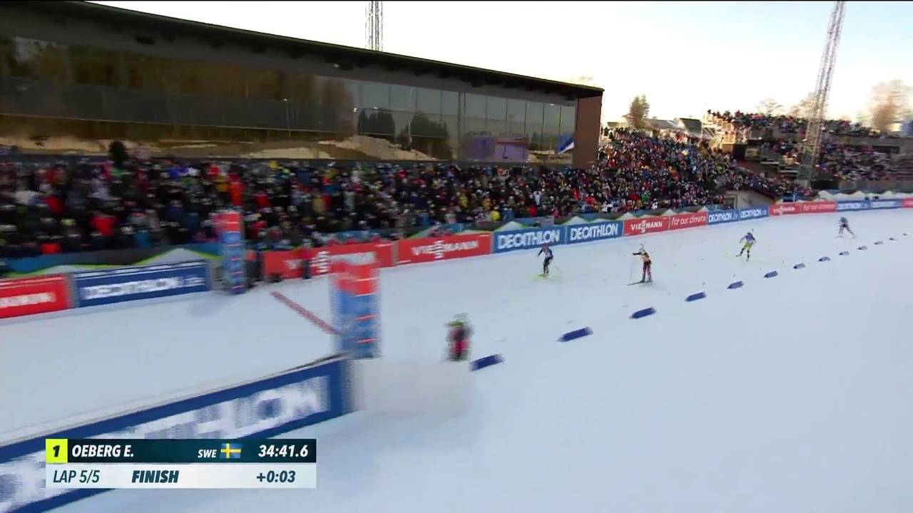Biathlon, Massenstart in Otepää: Denise Herrmann auf Platz 2 hinter Elvira Öberg