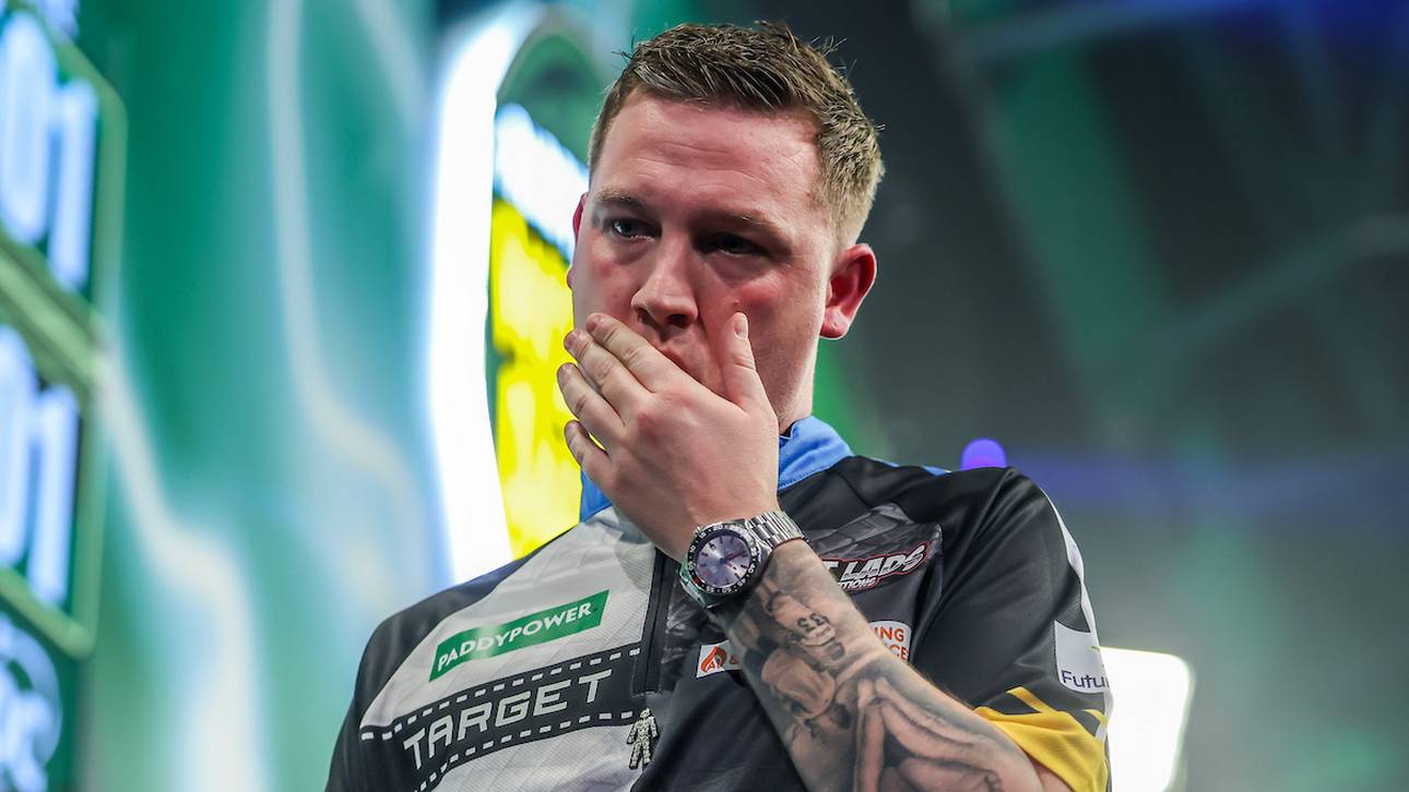 Für Chris Dobey ist die Darts-WM beendet
