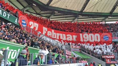 Banner zum 116. Geburtstag des FC Bayern