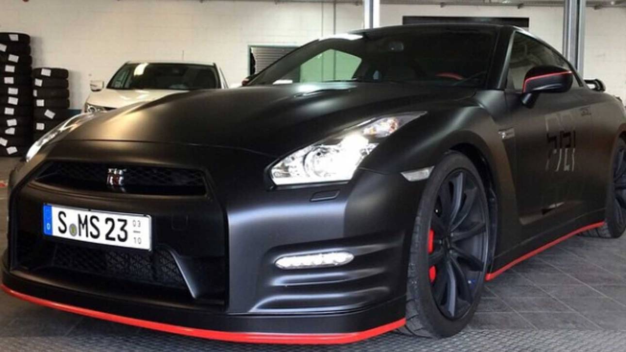 In seinem getunten Nissan GTR gab Sercan Sararer Gas