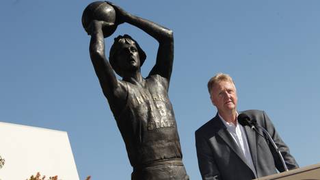 Unveiling of the Larry Bird Statue