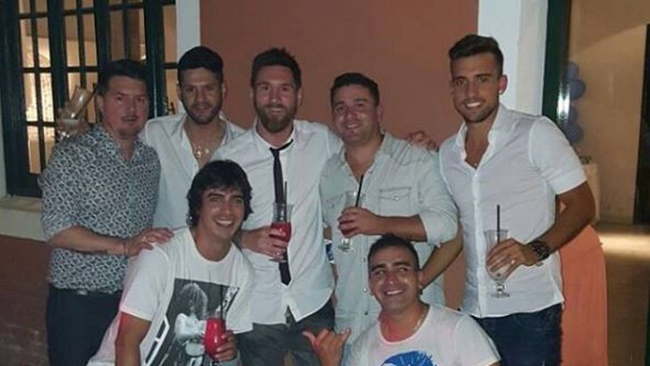 Messi veranstaltet Familien-Party