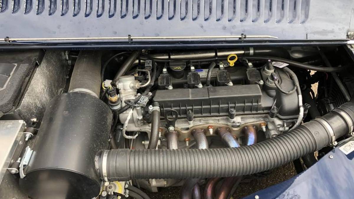 Der Vierzylinder-Benziner, den die Briten in den Morgan Plus4 einbauen, stammt von Ford