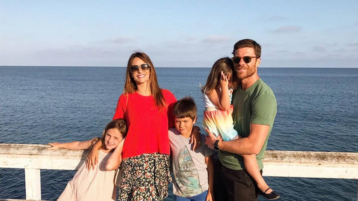 Nach seinem Rücktritt vom aktiven Leistungssport genießt Xabi Alonso mit seiner Familie die freie Zeit