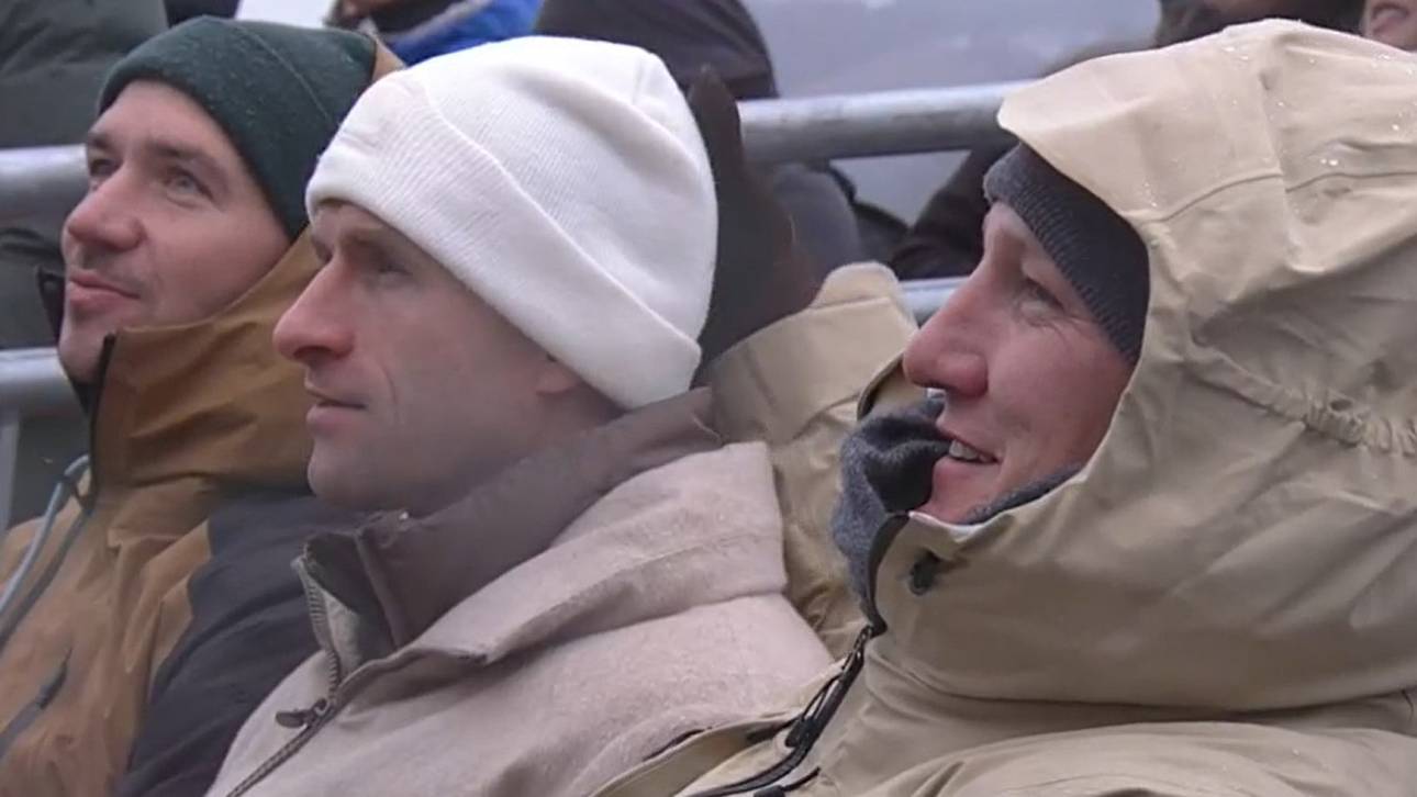 Seltenes Bild von Bayern-Legenden