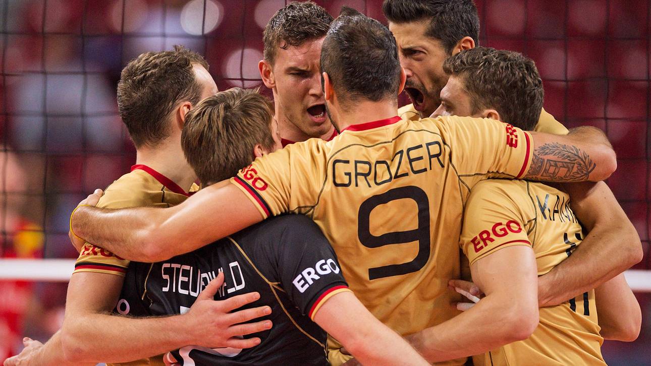 Volleyballer im EM-Viertelfinale