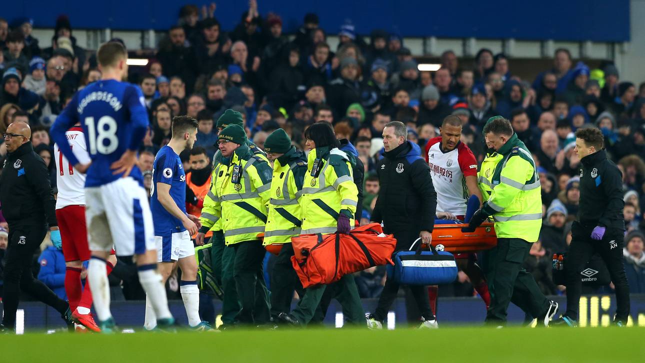 Horror-Verletzung: Gegner in Tränen