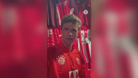 Thomas Müller will mit dem FC Bayern ins Finale der Champions League einziehen und richtet seine motivierenden Worte an die Fans.