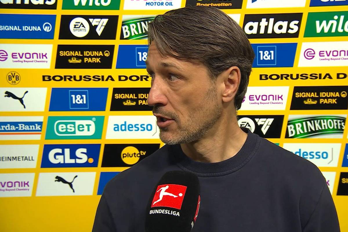 Während eines Interviews mit BVB-Trainer Niko Kovac kommt es zu einem kuriosen Moment.